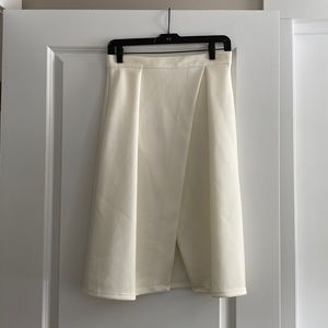 Great condition ASOS wrap front midi skirt with slit